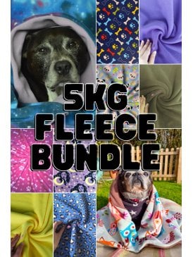 5KG Offcuts Assorted Fleece Bundle- Plain/Printed/Polar/Micro/Sweatshirt Fleece