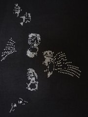 6 Silver Assorted Iron-On Rhinestuds