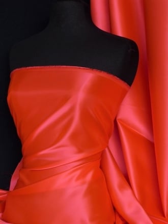 Acetate Satin Fabric Material- Flo Tango Q824 FLTG