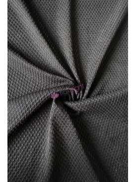 Airtex Mesh 4 Way Stretch Fabric- Black SQ879 BK