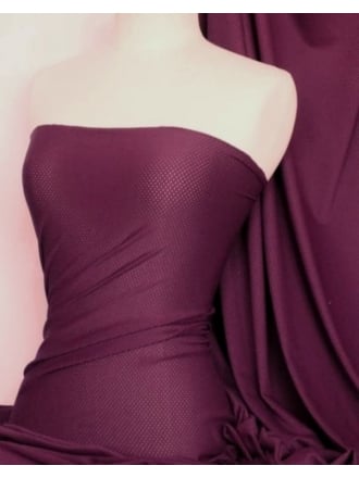 Airtex Mesh Super Stretch Fabric- Grape Q981 GRP