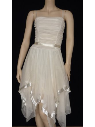Angel Cream Floaty Prom Dress