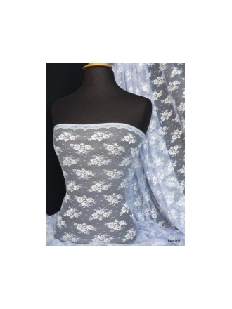 Antique Stretch Lace Floral Fabric- Lilac Q793 LIL