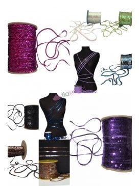 Assorted Coloured Sequin Trimmings- Glitz & Glam SY61