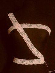 Baby Pink Floral Lace Trim