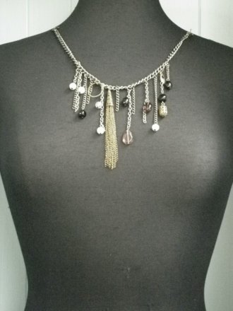 Beaded Neck Display- Antique Gold EM175 GLD