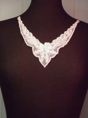 Beaded Sequin Neck Piece- Light Pink EM132 LTPN