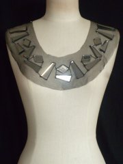 Black Mirror Stoned Net Neck Piece