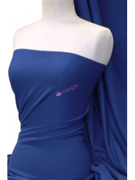 Bubble 4 Way Stretch Dressmaking Fabric- Royal Blue Q894 RBL