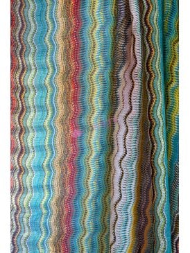 Chiffon Soft Touch Sheer Fabric- Bohemian Waves SQ953 MLT