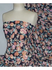 Chiffon Soft Touch Sheer Fabric - Tulip Fusion CHF56 MLT