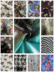 Chiffon Soft Touch Sheer Floaty Fabric- Summer Time Prints