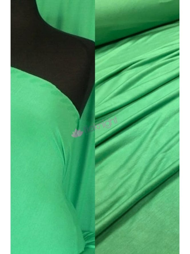 Clearance 100% Viscose Stretch Fabric- Spring Green SQ5 SPGR