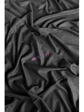 Clearance (121cm Width) Brazil Knit 4 Way Stretch Lightweight Knitwear- Black SQ148 BK