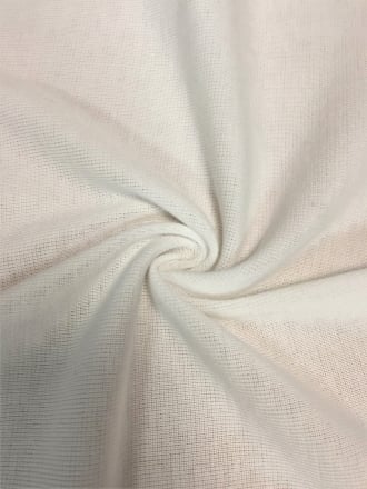 Clearance 2 x 2 Acrylic Rib Knit Stretch Mid Weight Fabric- Cream SQ100 CRM
