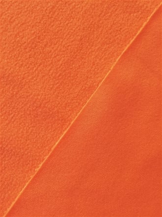 Clearance (90 cms) Micro Fleece Jersey Backed Stretchy Sports Fabric- Flo Orange SQ219 FLOR