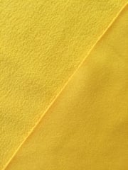 Clearance (90 cms) Micro Fleece Jersey Backed Stretchy Sports Fabric- Sunflower Yellow SQ219 SYL