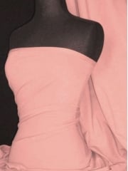 Clearance Cotton Lycra Jersey 4 Way Stretch Lightweight Fabric- Lemonade Pink CLJ LMPN