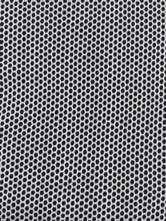 Clearance Fishnet Beehive Hexagon 4 Way Stretch Material- White SQ198 WHT