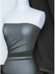 Clearance LT Power Mesh 4 Way Stretch Material- Charcoal 109 LT CHGR