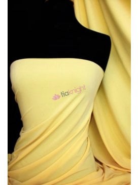 Clearance Micro Lycra 4 Way Stretch Fabric - Lemon Q259 LMN