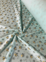 Clearance Polar Fleece Double Sided Anti Pill Washable Soft Fabric- Buzzy Bees SQ685