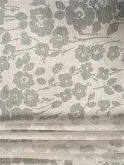 Clearance Poly Viscose Burn Out Light Weight Fabric- Cream Daisy Burnout CLPV CRM