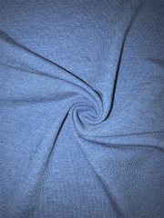 Clearance Ponte Double Knit Stretch Jersey Fabric- Marl Denim Blue Q37 DNM