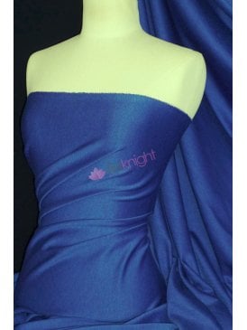 Clearance Ponte Double Knit Stretch Jersey Fabric- Royal Blue Q37 RBL
