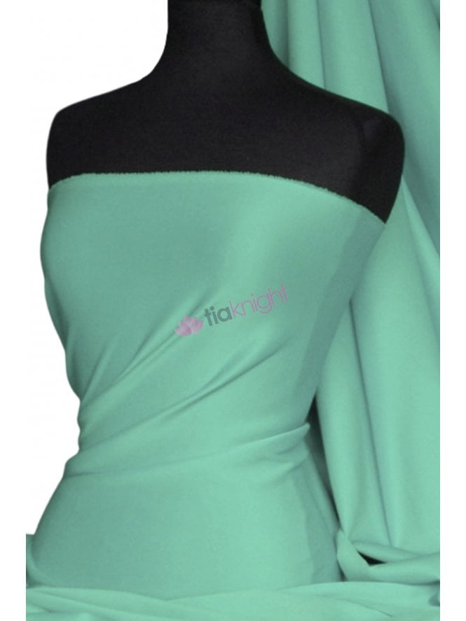 Clearance Scuba 4 Way Stretch Poly Fabric- Mint Q792 MNT
