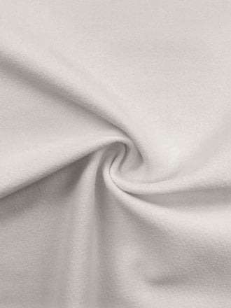 Clearance Scuba Crepe Stretch Jersey Dressmaking Fabric- White SQ181 WHT