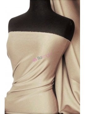 Clearance Scuba Stretch Poly Fabric- Cappuccino Q792 CPO