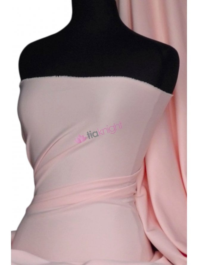 Clearance Scuba Stretch Poly Fabric- Milkshake Pink Q792 MKPN