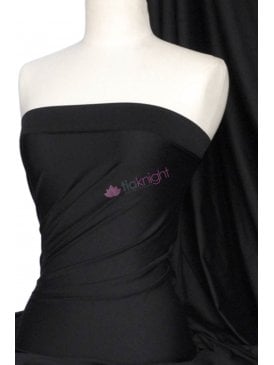 Clearance Supplex Sports 4 Way Stretch Lycra Fabric- Black