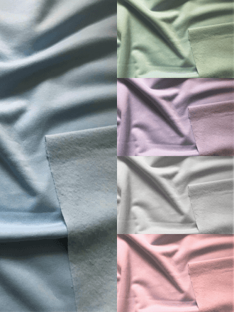 Clearance Sweatshirt Fleece Cotton Soft Stretch Fabric- SQ726