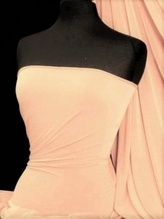 Clearance Tactel Lightweight 4 Way Stretch Peach Skin Fabric- Nude SQ74 ND