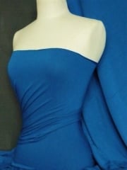 Clearance Viscose 4 Way Stretch Lycra Fabric- Cornflower Blue SQ130 CBL