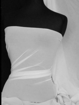 Corsetry Power Mesh/ Net Material- White Q107 WHT