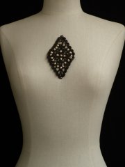Cotton Crochet Embellishment- Dark Brown EM227 DBR