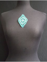 Cotton Crochet Embellishment- Teal Blue EM227 TLBL