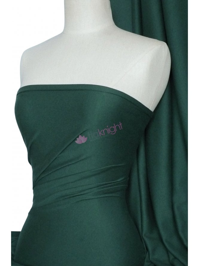 Cotton Lycra 70" Wide Jersey 4 Way Stretch Fabric- Bottle Green Q35AA BTGR