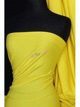 Cotton Lycra 70" Wide Jersey 4 Way Stretch Fabric- Bright Yellow Q35AA BTYL