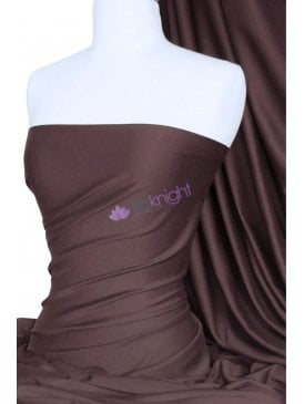 Cotton Lycra 70" Wide Jersey 4 Way Stretch Fabric- Chocolate Brown Q35AA CHBR