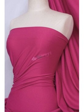 Cotton Lycra 70" Wide Jersey 4 Way Stretch Fabric- Fuchsia Pink Q35AA FCH