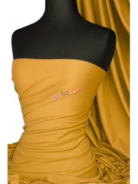 Cotton Lycra 70" Wide Jersey 4 Way Stretch Fabric- Marigold Q35AA MGLD
