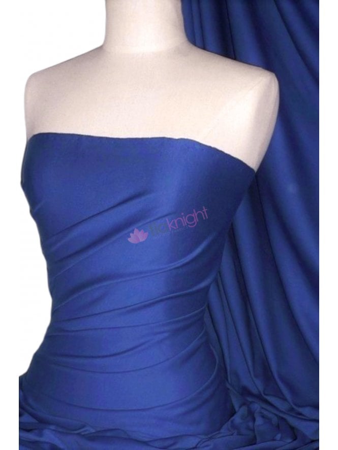 Cotton Lycra 70" Wide Jersey 4 Way Stretch Fabric- Royal Blue Q35AA RBL