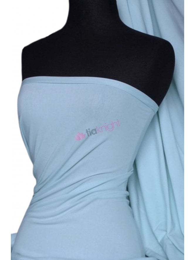 Cotton Lycra 70" Wide Jersey 4 Way Stretch Fabric- Sky Blue Q35AA SKBL