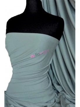 Cotton Lycra Jersey 4 Way Stretch Fabric - Airforce Blue Q35 AIRF