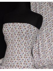 Cotton Lycra Jersey 4 Way Stretch Fabric - Boat Q969 MLT