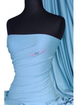 Cotton Lycra Jersey 4 Way Stretch Fabric- Dark Powder Blue Q35 DPWBL
